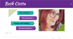 Desktop Screenshot of bethciotta.com